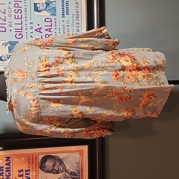 Ralph Lauren Denim and Supply floral ruffled blouse - Picture 7 of 12